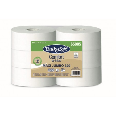 CARTA IGIENICA MAXI JUMBO BULKYSOFT MT 320 x 6 pz - Cartiere Carrara